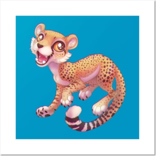 Cheery Cheetah Posters and Art